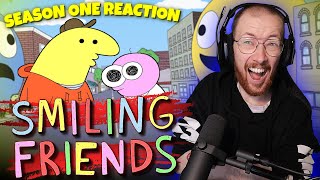 Watching SEASON 1 of *SMILING FRIENDS* | FULL SEASON REACTION