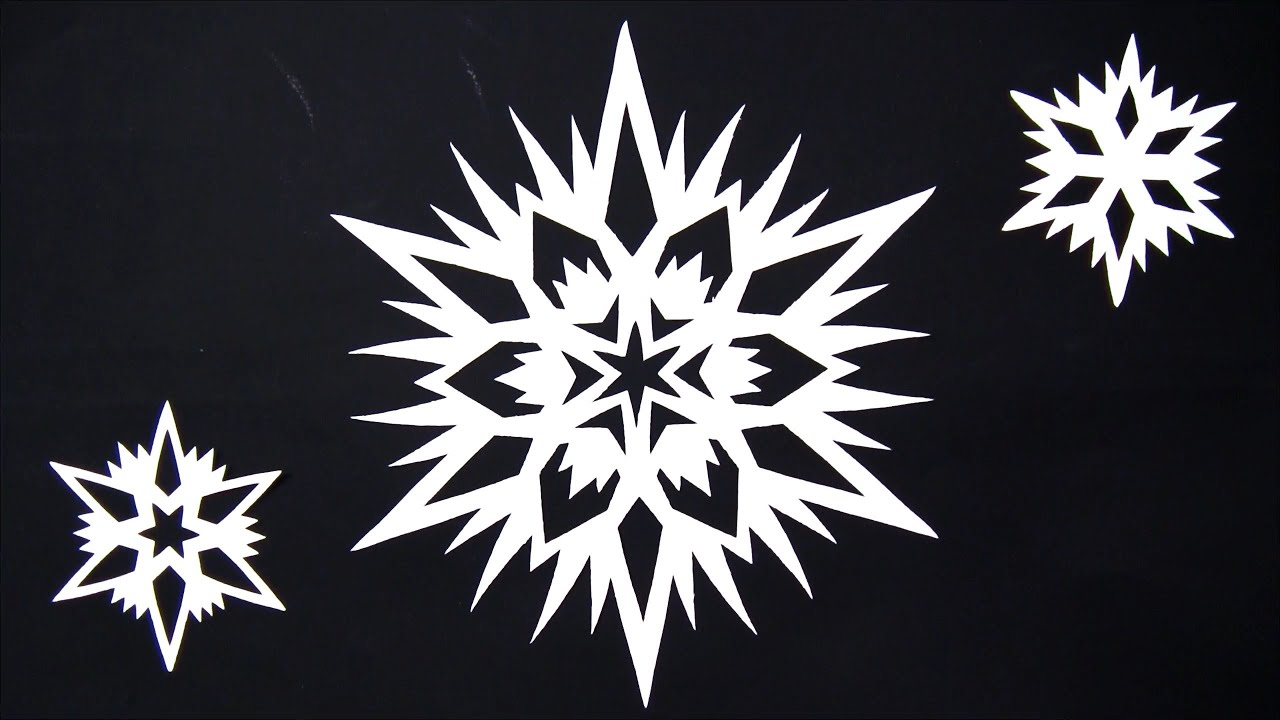 Paper Snowflake How To Make Paper Snowflakes Youtube