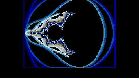 Mandelbrot boundary tracing algorithm on Enterprise 128