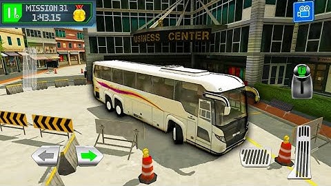 Parking & Driving On Bus Station Simulator - Tourist And School Buses - Android Gameplay