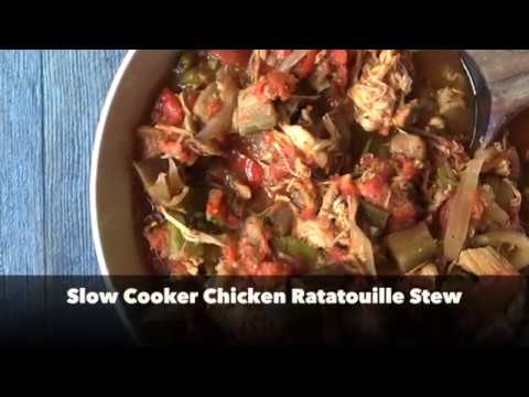 Slow Cooker Chicken Ratatouille Stew