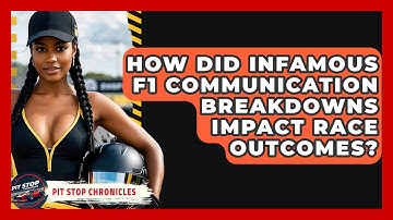 How Did Infamous F1 Communication Breakdowns Impact Race Outcomes? - Pit Stop Chronicles