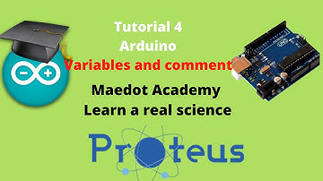 Variable and comment in Arduino programing