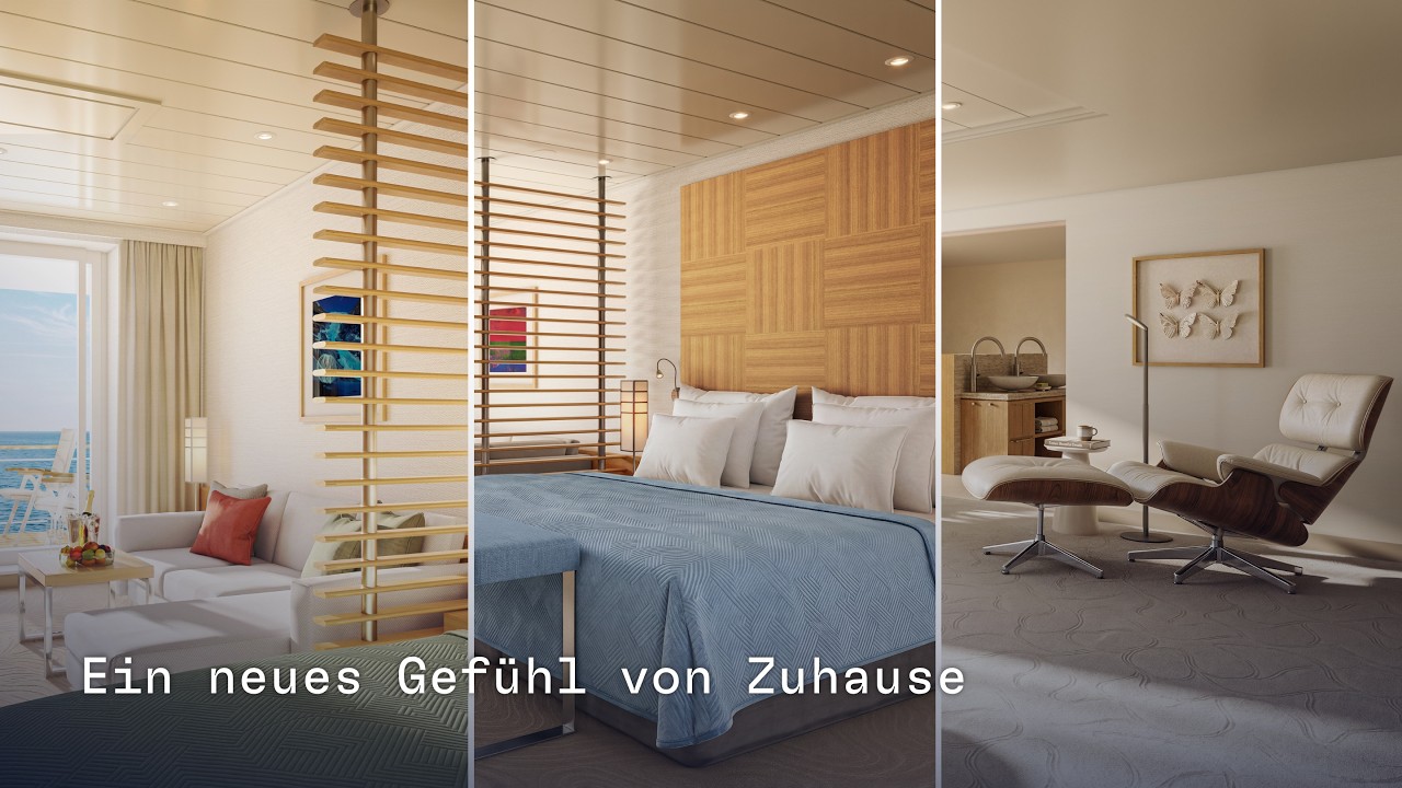 MS EUROPA 2 verfeinert Design der Suiten