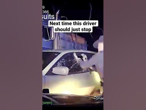 Driver pulled from his Dodge Charger - YouTube