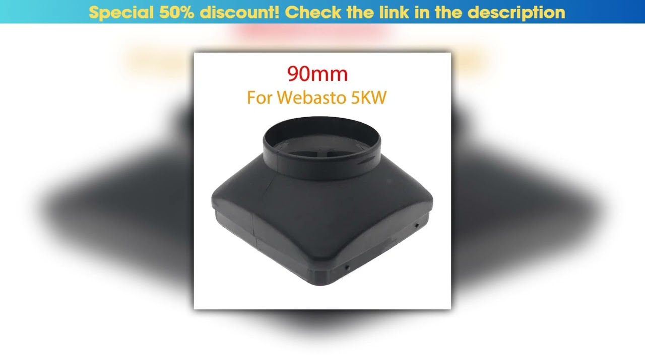 New Arrival 90mm Single One Hole Air Outlet Vent Cover For Car Truck Air Diesel Parking Heater Part
