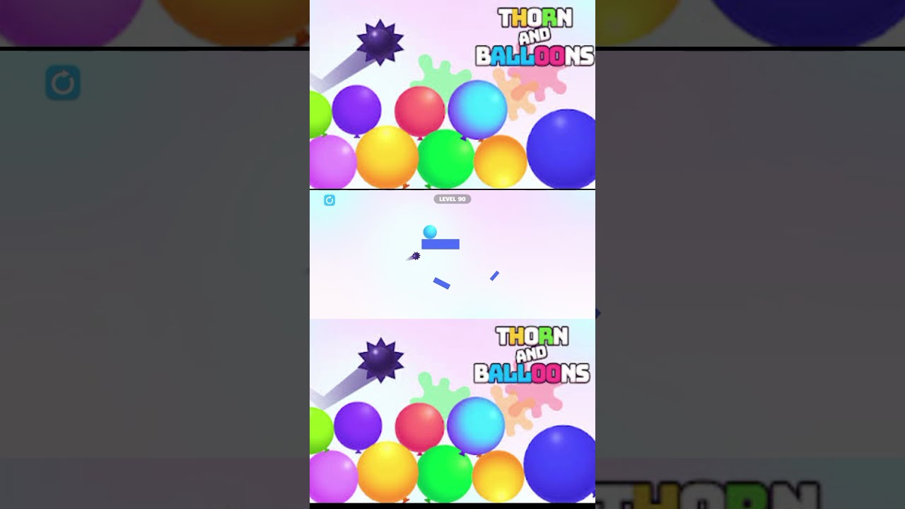 Thorn Balloons Level 90 Shorts Gaming Viral Satisfying