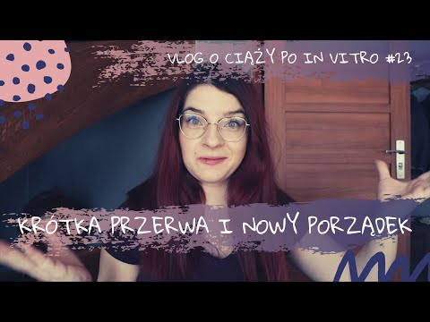 Krótka przerwa i nowy porządek | VLOG O CIĄŻY PO IN VITRO #23