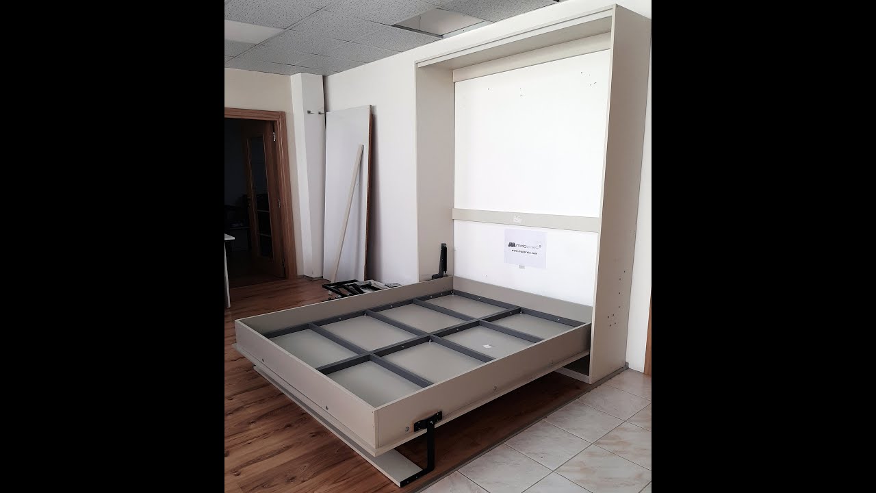 160x200 Dikey açılır metal kasalı yatak sistemi YouTube