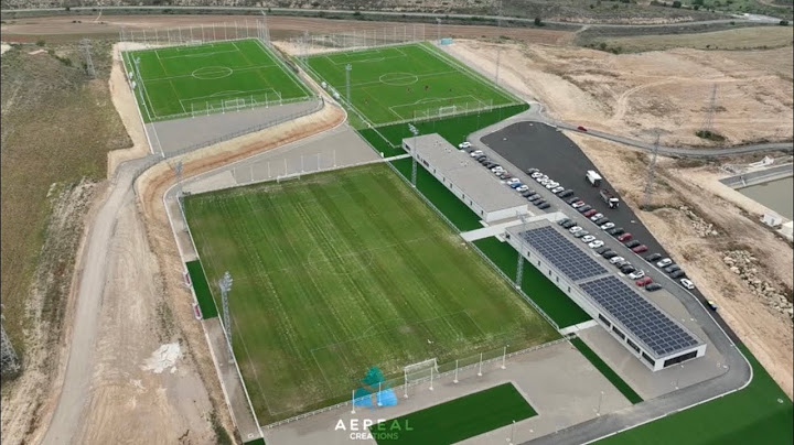 La Ciudad Deportiva de la UD Logroñés, a vista de pájaro