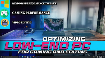 how to optimize windows 10|for gaming and video editing