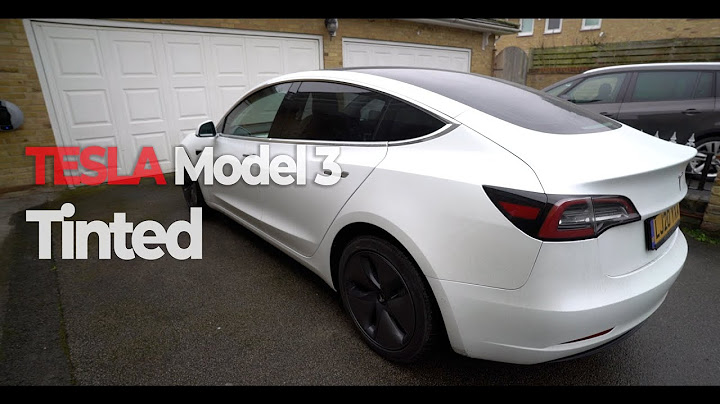 Tesla model 3 rear window tint