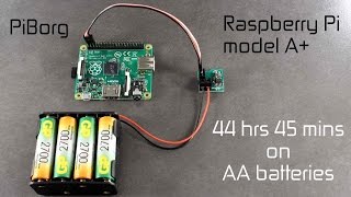 BattBorg Returns: Powering a Raspberry Pi A+ from batteries for 44 hours and 45 minutes