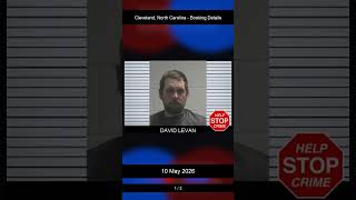 Cleveland, North Carolina Booking Records - 10 May 2026
