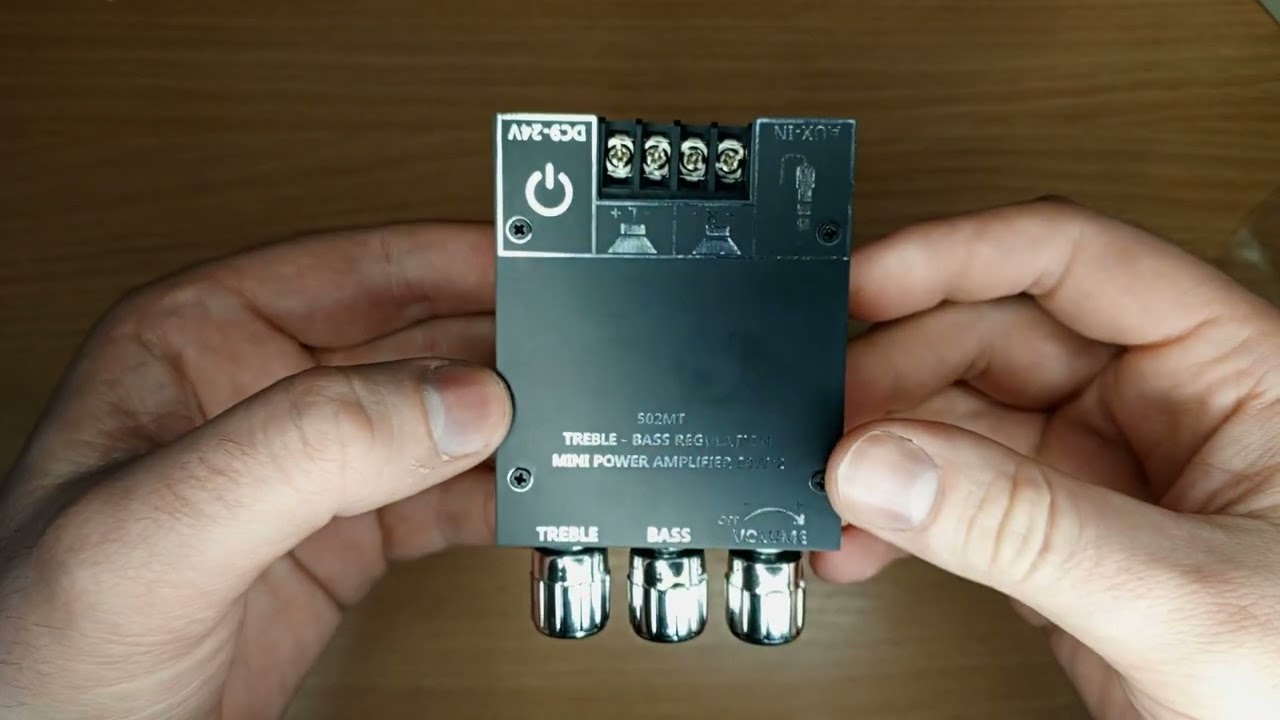 Двоканальний підсилювач звуку модель ZK- 502MT 50W*2 з темброблоком