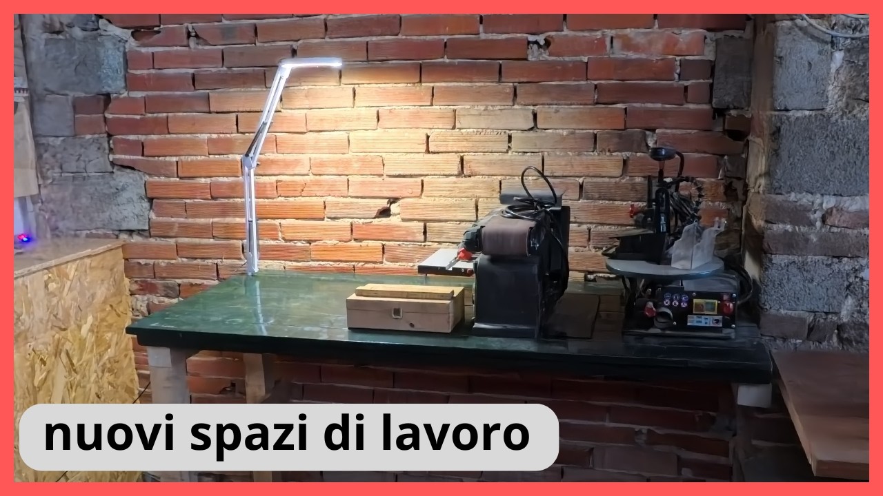 riorganizzo i miei spazi di lavoro in cascina...  puntata 1