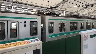 都営6500形6511F通過&東京メトロ9000系9122F発車 元住吉にて 2023/02/25