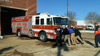 Engine 9 Push In Ceremony