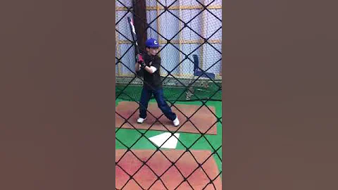 Alan Thacker batting practice
