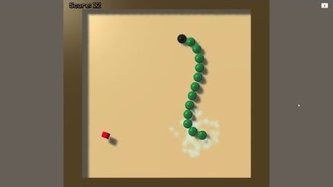 My first Game made with Unity 3D - Snake C#