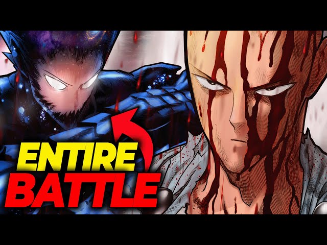 SAITAMA vs COSMIC GAROU, Full Fight Animated HD