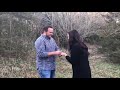 Woman Freaks Out During Proposal in Woods - 1013892