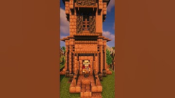 Minecraft Build: Watchtower #shorts