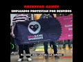 Protesta que llevan ex empleados de #RockstarGames por despidos masivos. #rockstar #gtavi #gta6 #gta