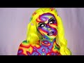 Psychedelic Makeup Idea | Rainbow Coloured Contact Lenses