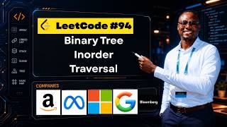 Binary Tree Inorder Traversal — Iterative Solution Using a Stack (LeetCode 94)