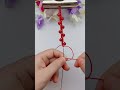 Acacia bean red rope hand braiding tutorial hand rope tutorial braiding rope hand knitting zero