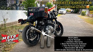 Installing Moto Torque Exhaust in GT650 |Loudest & in budget | Best exhaust for GT650?