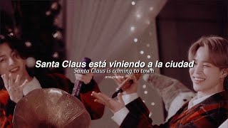 BTS (방탄소년단) — ❝ Santa Claus is coming to town ❞. [Traducido al español y lyrics]