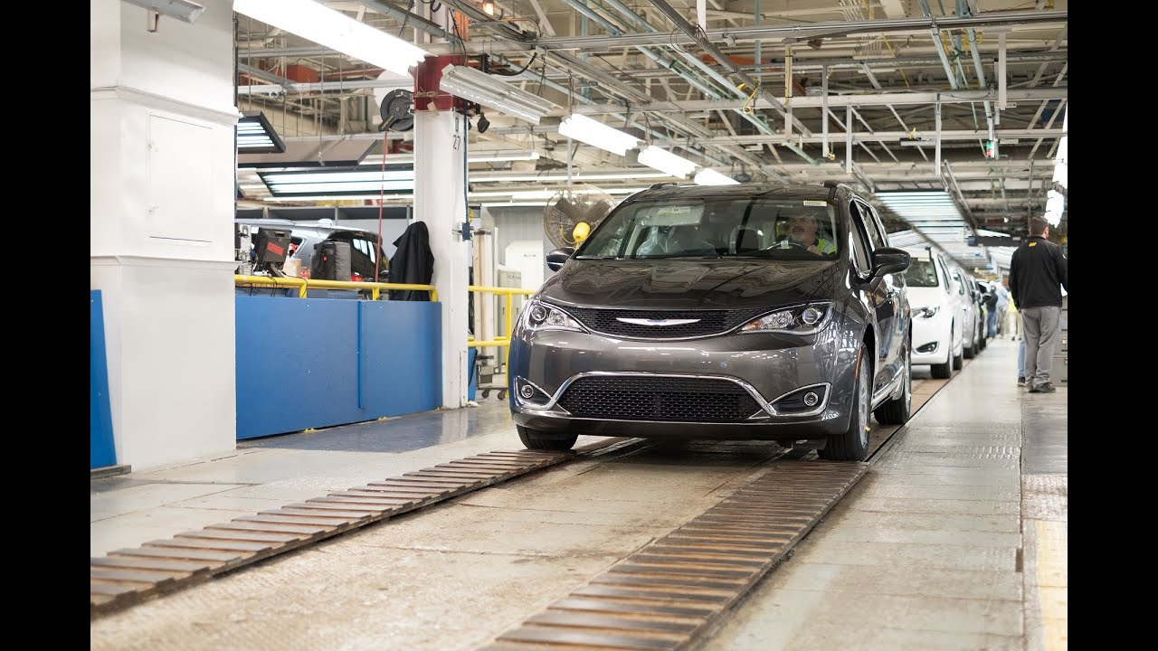 Chrysler Pacifica production at the Windsor Assembly plant, Ontario