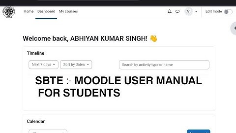 sbte new update || lms login || sbte lms portal pe login kaise kare