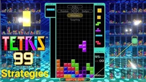 Expert Strategies In Tetris 99