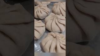 wheat flour momos- गेहूं के आटे का टेस्टी मोमोज viral shortsfeed Momos youtubeshort shortvideo