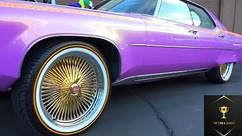 🏆1971 Oldsmobile Ninety-Eight on 22" Gold Zeniths & Big Vogues from Oakland, Ca EP390