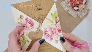 Invitatie nunta cod 730 💌 Invitatii Nunta Deosebite 💝 Modele Invitatii de Lux-Cards.ro