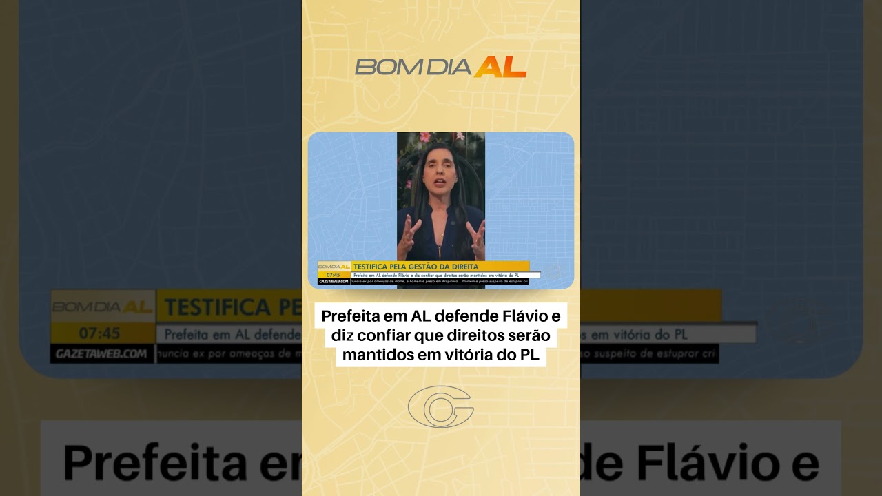 Prefeita em AL defende Flávio e diz confiar que direitos serão mantidos em vitória do PL