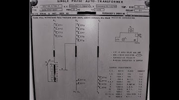 Auto Transformer Name Plate