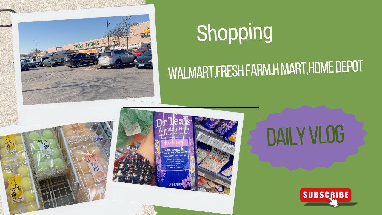 Povestim/shopping/haul/Walmart,Fresh Farm,H Mart,Home Depot