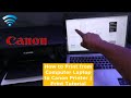 How to Print from Computer Laptop to Canon Printer | Print Tutorial