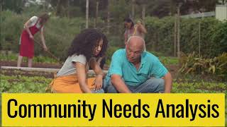 What is Community Needs Analysis?