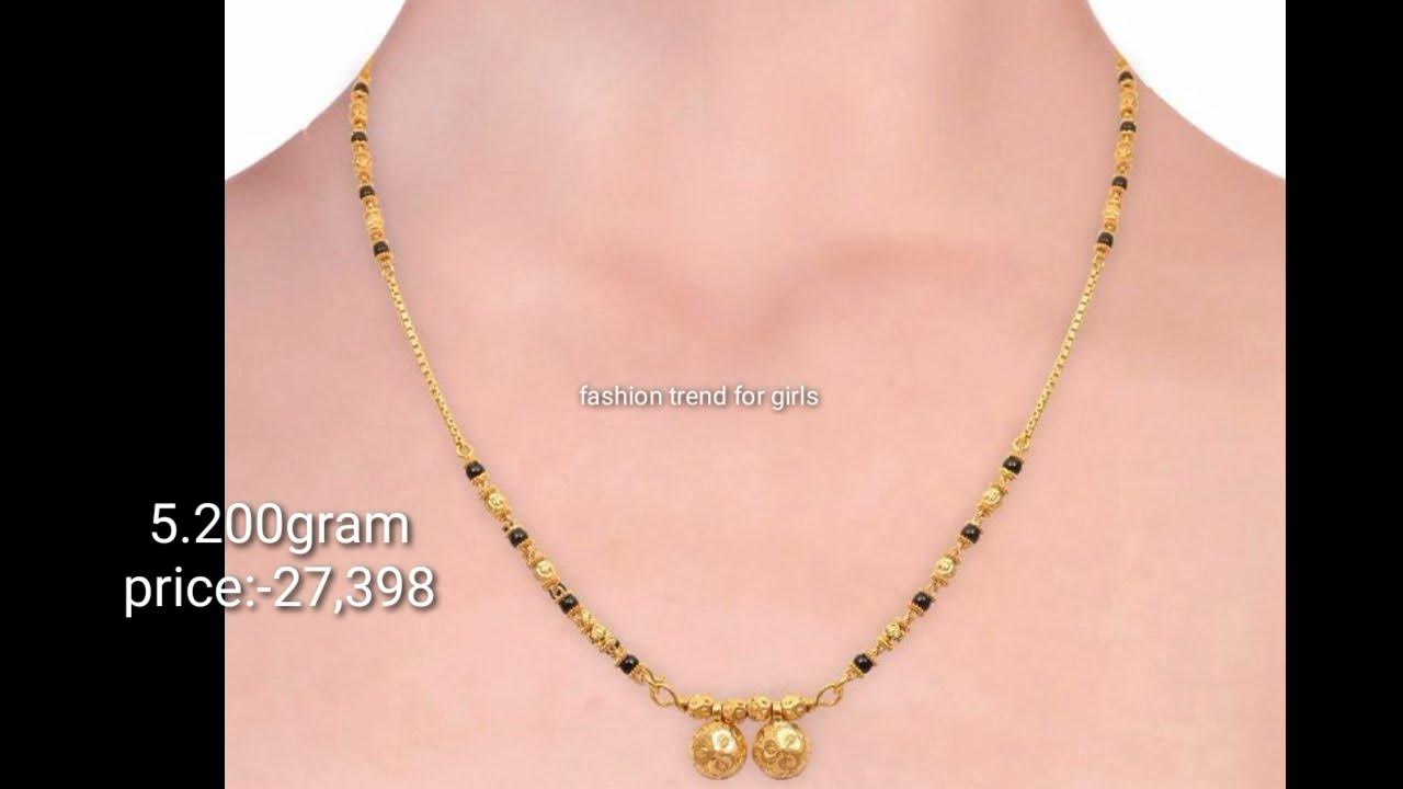 latest short mangalsutra designs with price/gold Maharashtrian ...