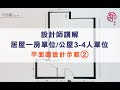 「新裝修 Sun-renovation」設計師講解-居屋一房單位/公屋3-4人單位平面圖設計示範 （2）