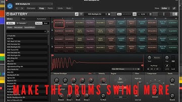 Make the drums swing more with (Battery4)