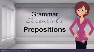 Prepositions English Grammar Tutorial