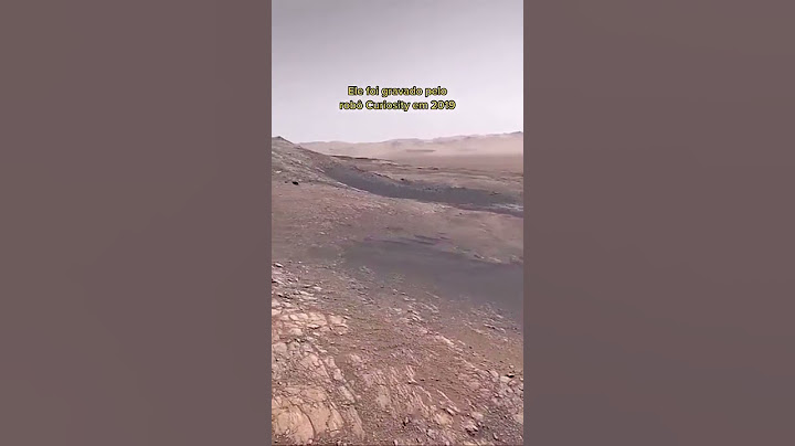 A superfície de Marte