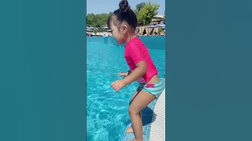 Thumbnail of Left one child in the pool 😰😭LeoNata family #shorts TikTok